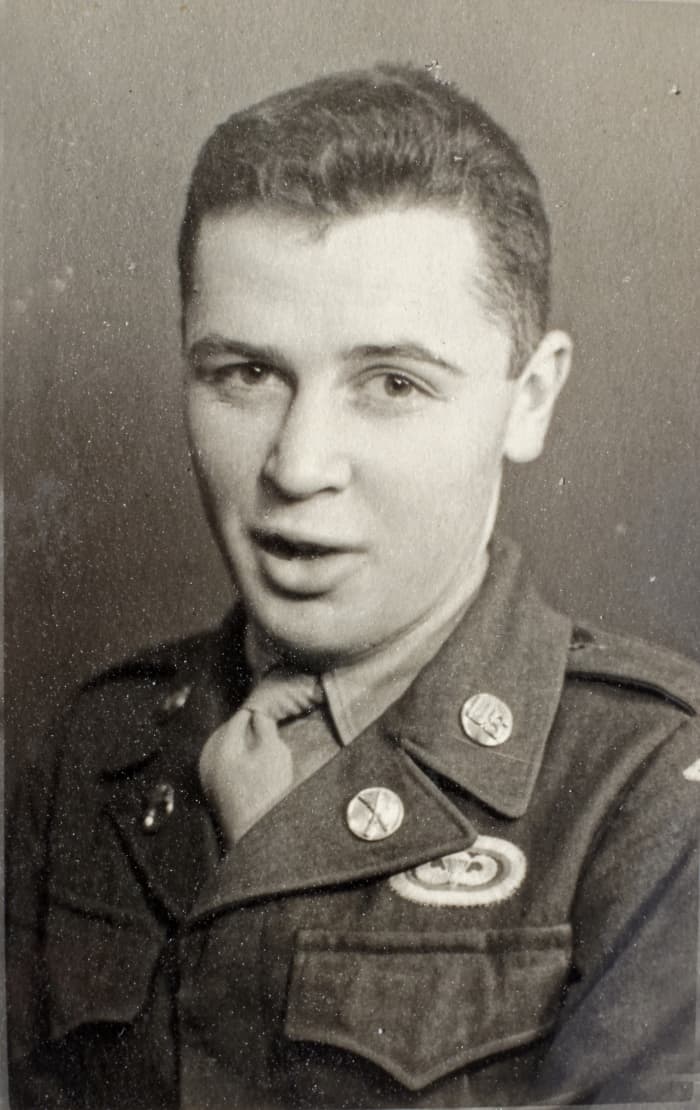 Neil Nachanko played basketball with my dad during the post WWII occupation in Trieste, Italy. The back of photo is written, "With all my love to Brother Zerbel," signed, Chunkhead.