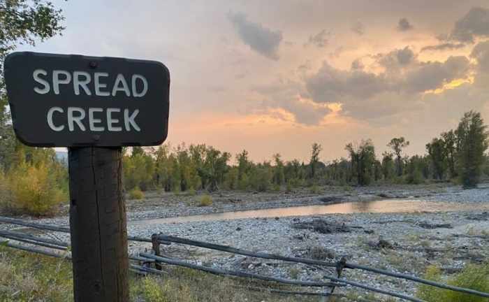 Spread Creek in the Bridge-Teton National Forest in Wyoming where the body of Gabby Petito was found. Photo courtesy of KUTV.
