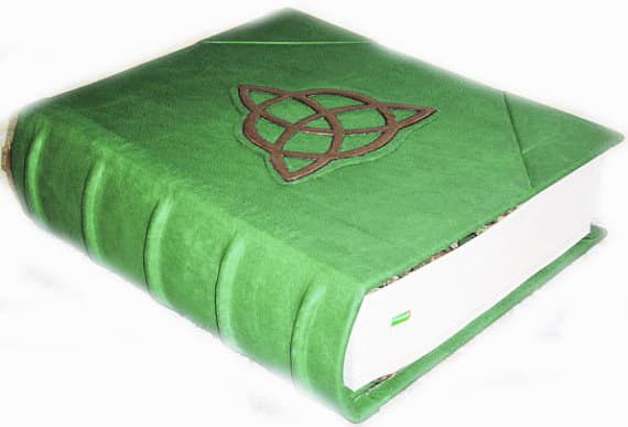 America is capitalizing on the witch movement from costumes to journals. This handmade shop on Etsy makes Charmed-Like books that modern day witches use for journaling.