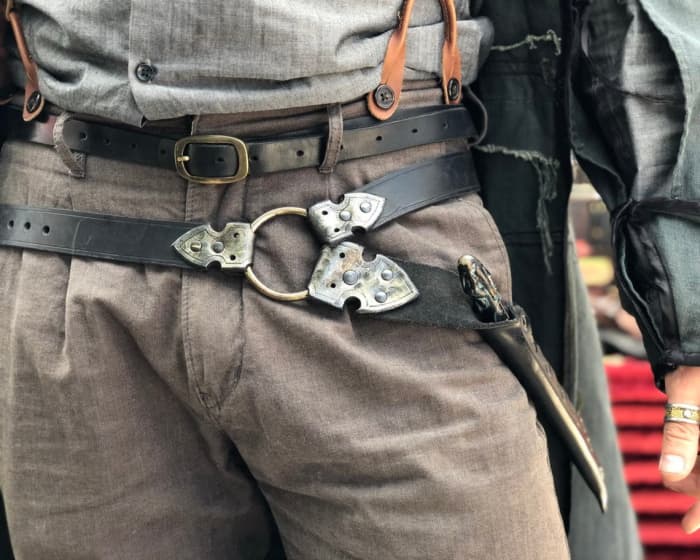 Etsy makers of things shop OutcastProps has this "mage wand holster" for the serious mage. Cosplay costumes like this are highly desirable.