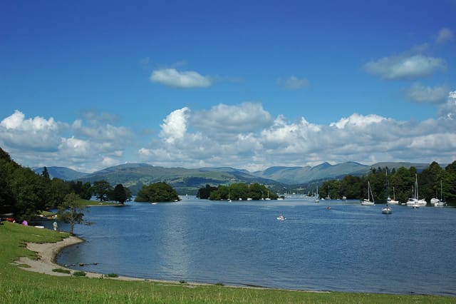 Lake Windermere, England's largest lake