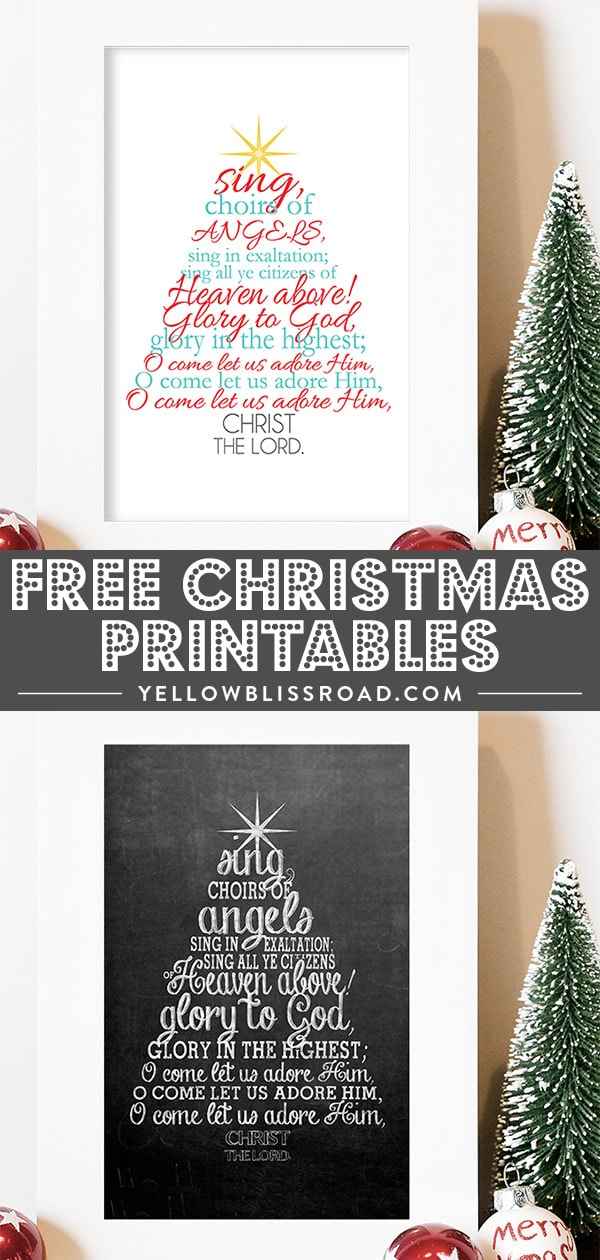 Free Christmas Printables - HubPages