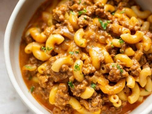 In 1971, Hamburger Helper was launched by General Mills. EatThis.com tells us that “It came with pasta and seasoning packets, so all you had to do was combine the separate pieces with water and ground beef to make a complete (and fast) meal.”