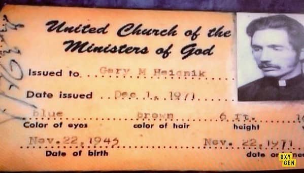 A self-ordained Bishop, Gary Heidnik started the “United Church of the Ministers of God” in 1971. Photo courtesy of Oxygen.