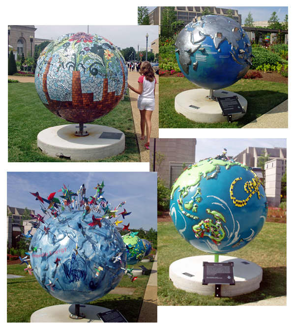 - Our visit was in 2008 during the Cool Globes exhibit. Below are photos I took while on our visit to the Botanic Garden 2008.