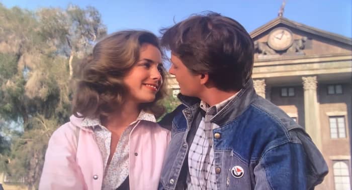 "Got to promise me...you'll be back in time...!" (Huey Lewis and the News)