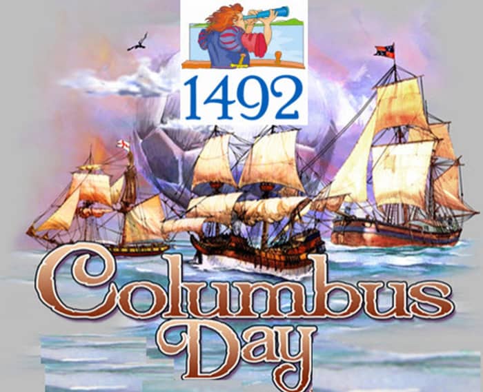 Back in 1492 Christopher Columbus set sail with three small ships, he wanted to reach the East by sailing West. Anyhow, he discovered several island in the Atlantic Ocean that today are part of America, so, he discovered America