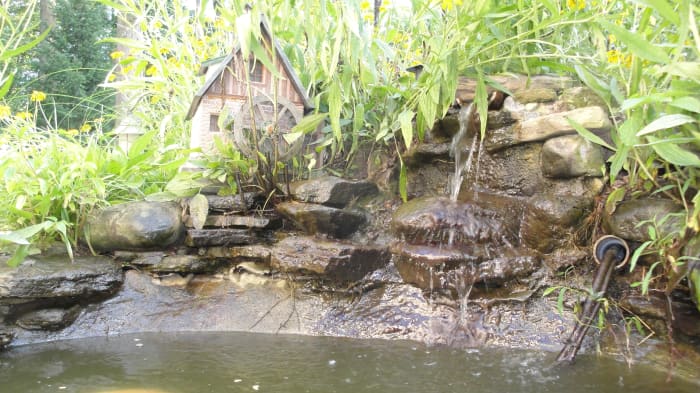 Imagine hearing the water wheel of the old grist mill turning as water ripples along the banks of the pond.