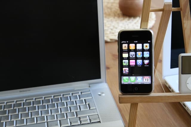 Tech gadgets of the current generation, which were not available just a few decades ago, include notebooks and iPhones.