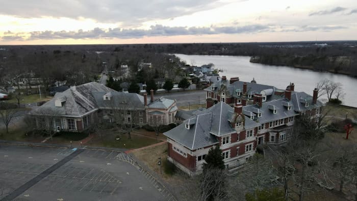 A deserted Dowling College in Oakdale has been subjected to numerous break-ins and vandalism since it was sold after the college went bankrupt in 2016.