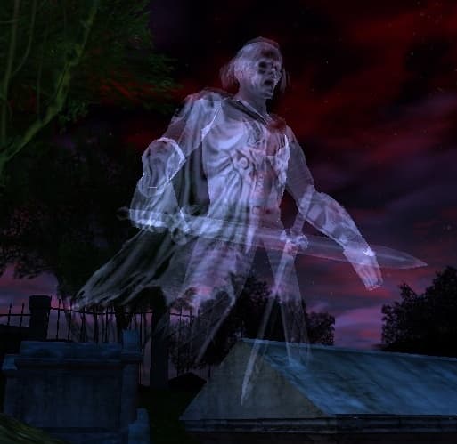 Use ghost touch weapons to more effectively destroy ethereal creatures, like the specter shown above.