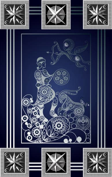 The Page of Pentacles is about those initial good vibes that give you momentum. You want to find the seeds that can help you grow the orchard of your dreams.