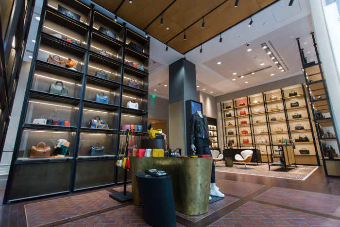 Coach stores are super luxurious.