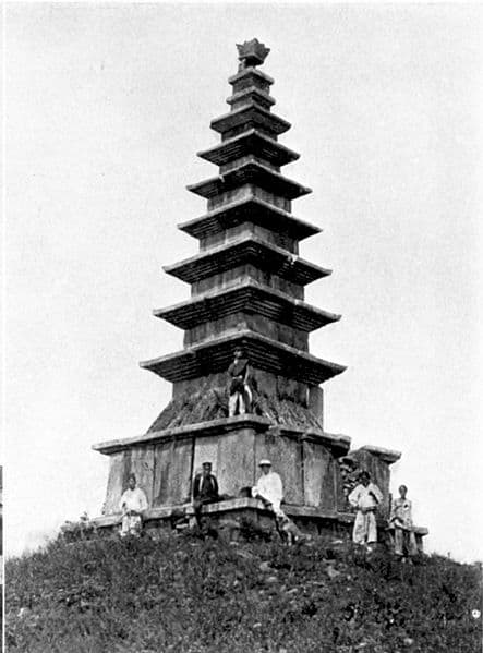 A Buddhist relic in the South.jpg; p.123 The passing of Korea (book)
