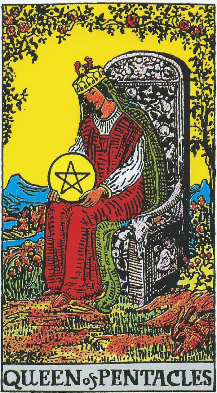 The Queen of Pentacles in Tarot and How to Read It - Exemplore