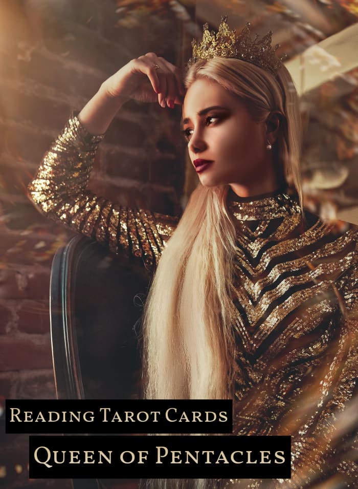 The Queen of Pentacles has an amazing ability to balance her work and home life. She is a nurturing person who loves people. She is drawn to comfort.