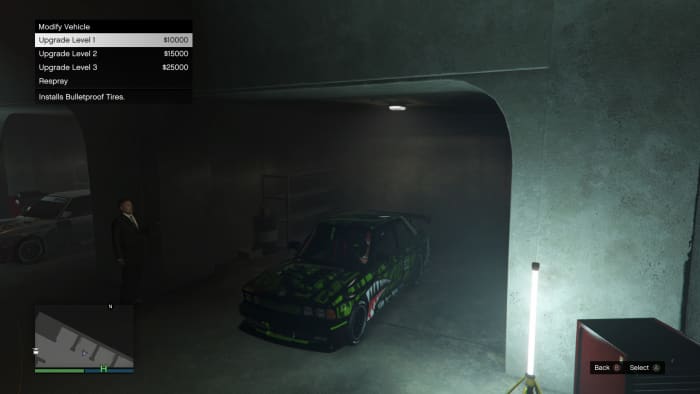 Make sure you upgrade and respray your selected Getaway Vehicle. You don't have to do this for both though.