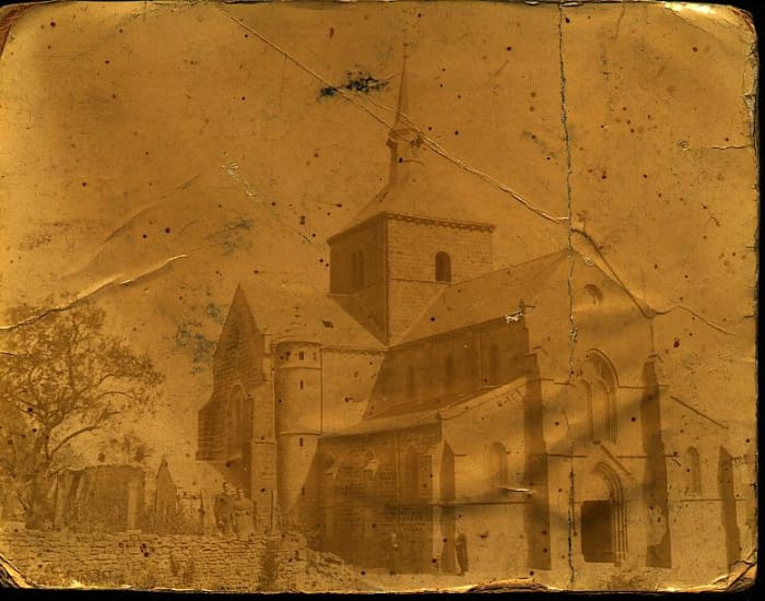 1918 Photo of Eglise de Bnquenay taken by my great-uncle Walter Fraser while with U.S. Army in France during WW I