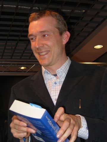 David Mitchell of "The Bone Clocks." At least, I hope this is the right David Mitchell.