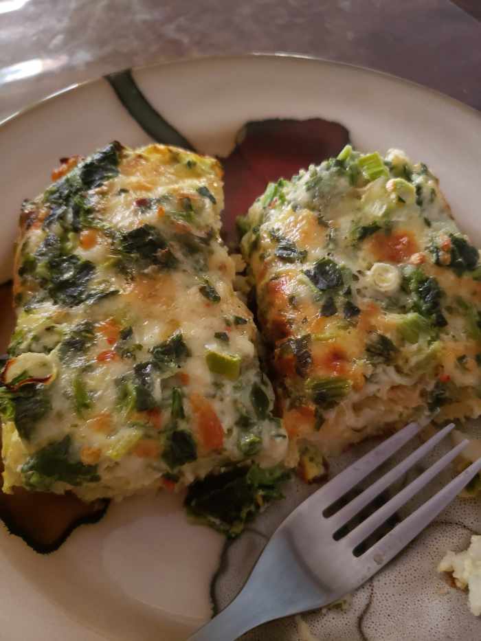 Spicy spinach tater tot casserole 