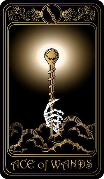 Energy is the basis of everything. The Ace of Wands is the essential spark of the soul. It's the desire that's in search of something. You want that desire to be connected to something virtuous.