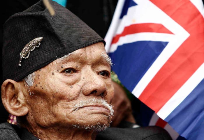 Despite every person of his regiment dead around him, his face pummeled with burning shrapnel and mouth severely bleeding, Gurung never stopped firing his rifle.