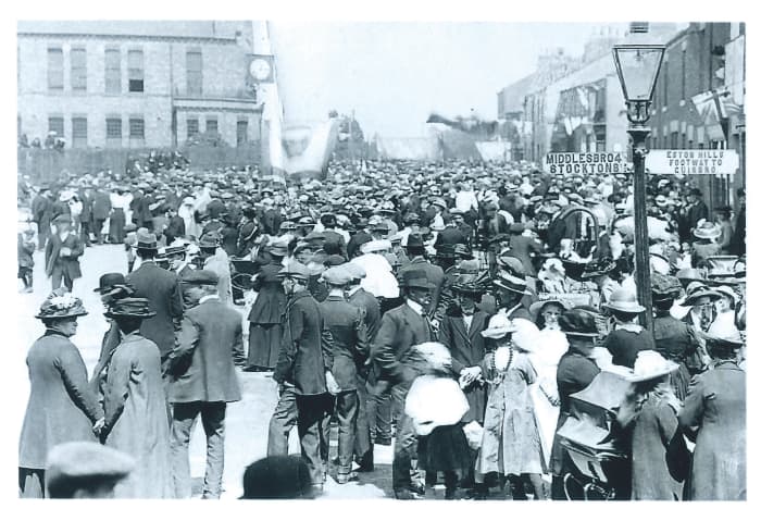 1911, the 'village' turned out to celebrate King George V's coronation. Things are opening up, but the First World War and aftermath would bring a need to remember fallen fathers, husbands, sons. The soldier memorial in the top view arrived 1921