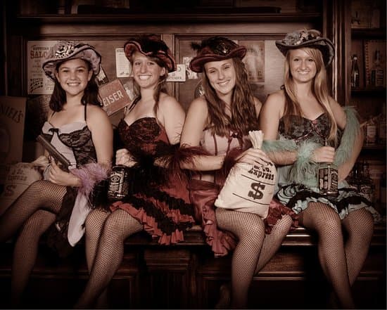 In The Early Western Saloons, Girls Had To Know How More How To Listen To A Lonesome Cowpoke Than Talk To Him.