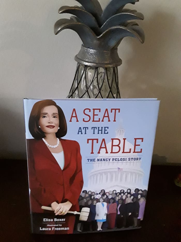 Beautifully illustrated with story text of Pelosi's rise to leadership