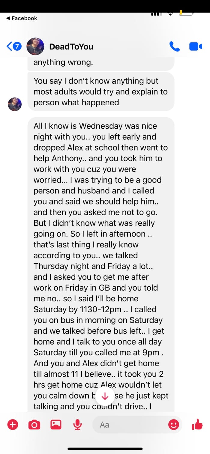 When you wonder why he left and won’t come home…than comes three weeks later and he gets the remainder of belongings…and says we are too toxic and it won’t happen,..than ghosts you…than you are text a novel and you don’t understand…confusion…poof
