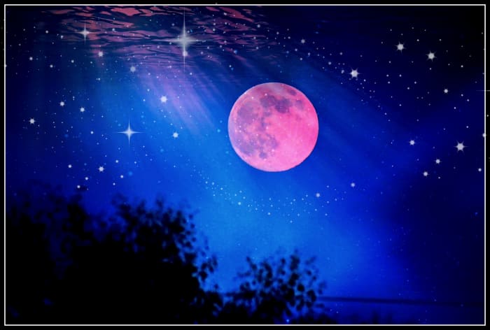 Editing: sharpen, crop. Effects: Boost. Textures: Water. Overlay: Sparkle Stars. Frame: Museum Matte.