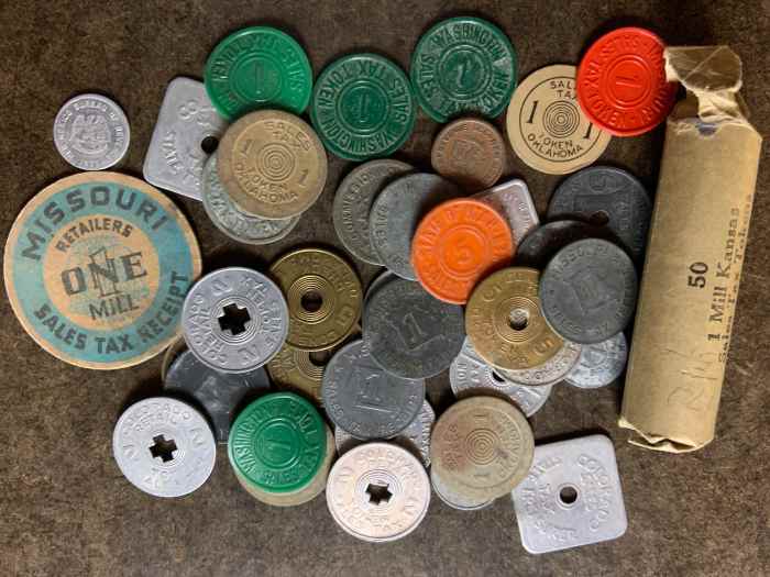 Kansas State Sales Tax Tokens HobbyLark