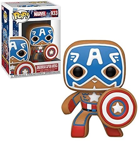 You can pre-order this Gingerbread style Steve Rogers/Captain America Funko but he won't be in til March of 2022.