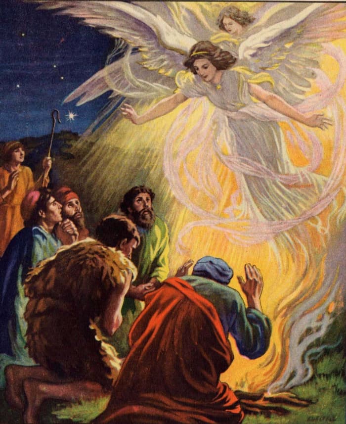 And suddenly there was with the angel a multitude of the heavenly host praising God and saying: 14 “Glory to God in the highest, And on earth peace, goodwill toward men!” (Luke 2:13,14).