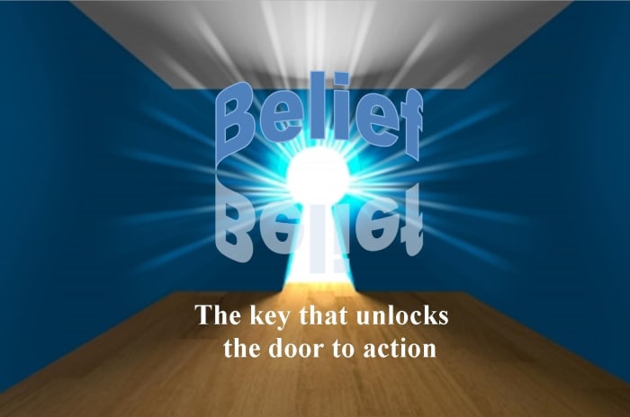 Our beliefs are the basis of all our actions.
