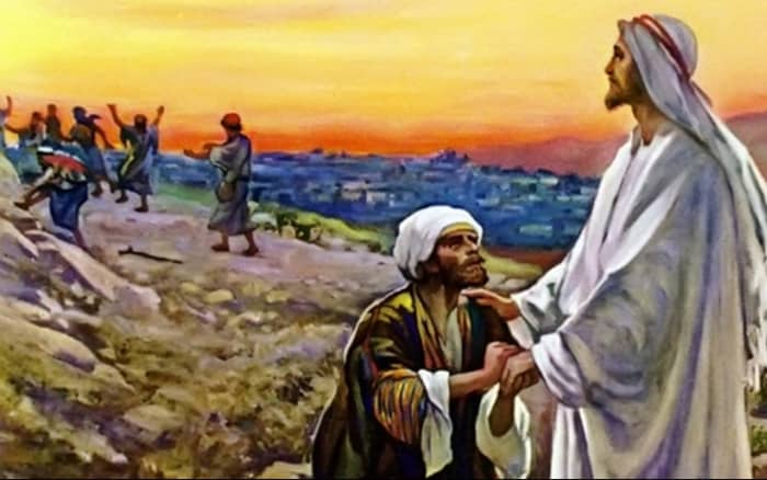The nine head joyously on to acceptable life within the Law, while only one is accepted of Christ.