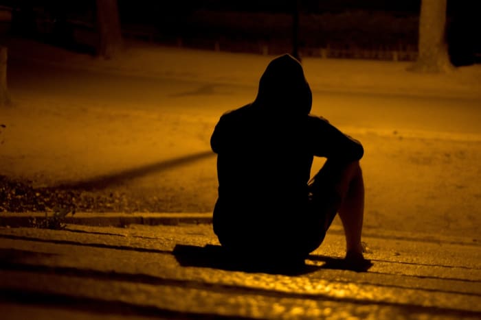 Don't judge the stranger sitting alone in the park, you have your own struggles and strife to attend to.