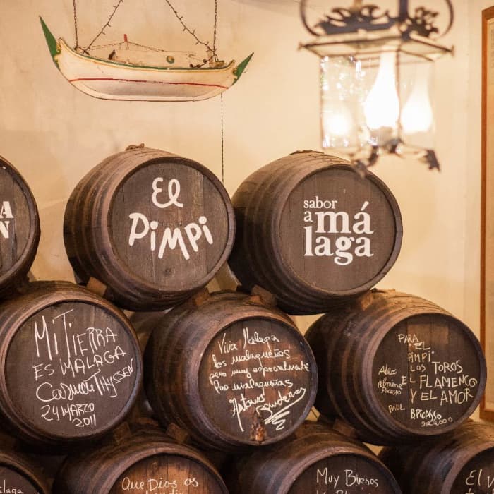 Unfortunately and for some reason, I don't have photos from that day! So this is one from El Pimpi's website.