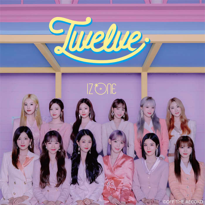 Iz*One - "Twelve" (from left to right, top to bottom) Hyewon, Hitomi, Minju, Chaewon,Yena, Chaeyeon, Yujin, Yuri, Wonyoung, Sakura, Eunbi, and Nako