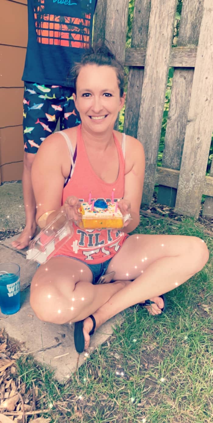 I was awkward because honest? He was the first one ever to make it a big deal. To remember. To WANT to do something. I didn’t know how to react because I was closed off. I didn’t have many emotions that I know when I opened up my husbabd was so Happy