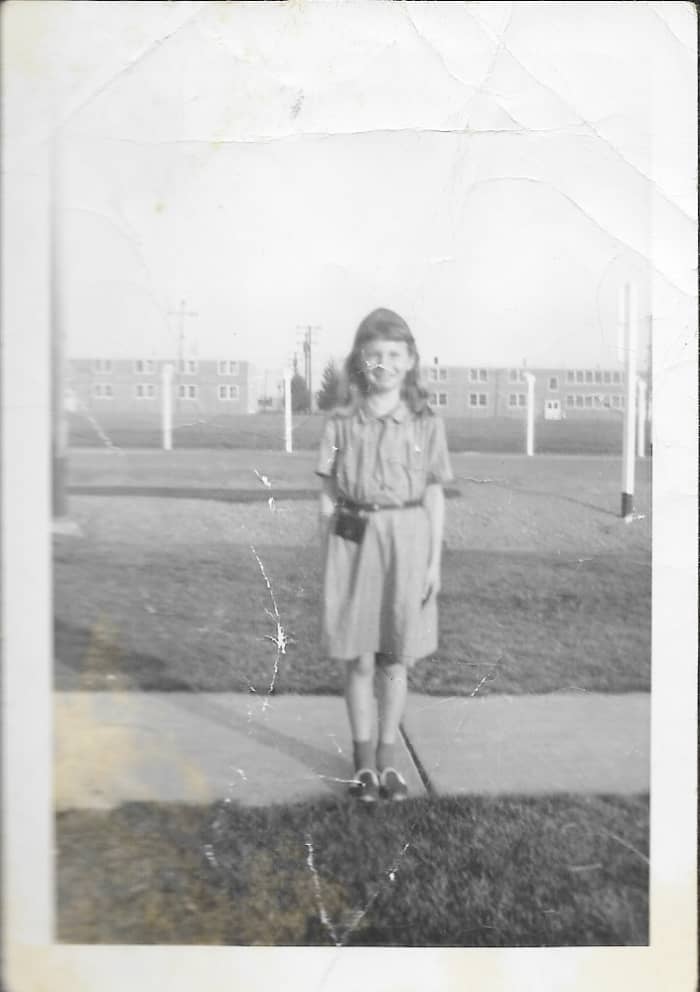 Proud to be in the Komandorski Village Brownies and Girl Scouts; Camp Parks in the background