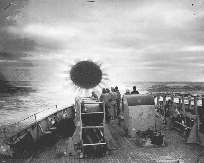 The objective of the experiment was to create a technology that would make naval ships invisible to enemy radar.