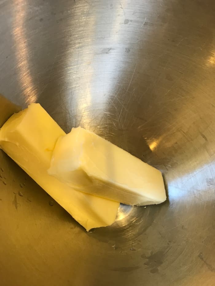 Start by creaming together butter with both brown sugar and white sugar. This sets the stage for the buttery richness of this cookie.