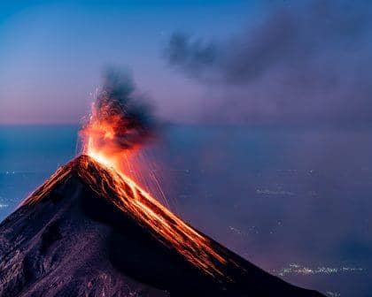 A volcanic eruption is among the perfect ways of transporting gems that form deep in the earth's crust and mantle.