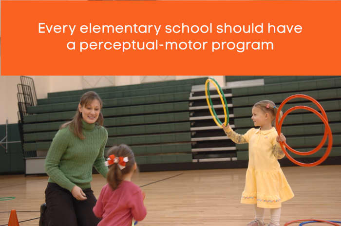 Today, because of too much screen time, many children enter school with poor gross motor skills. Now, more than ever, parents should demand the return of perceptual-motor programs.