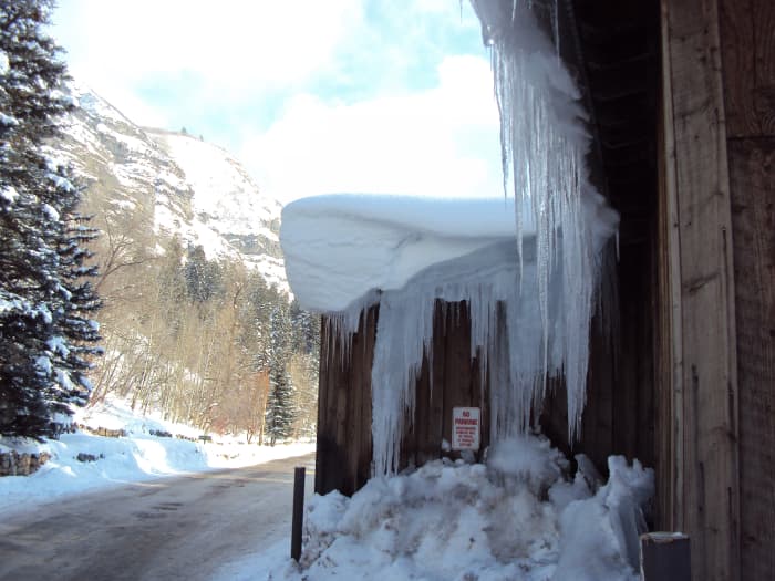 January is a month of freezing and thawing and freezing again.