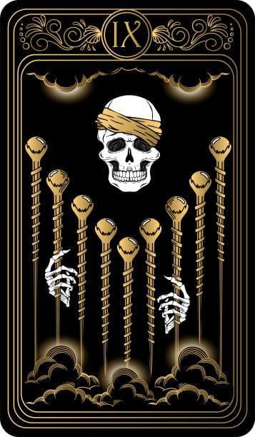 All the arrows that rained down from the sky in the Eight of Wands hit their targets. But you were spared. You are still standing in the battlefield. You have the chance to fight. But more importantly: you have the chance to save yourself.