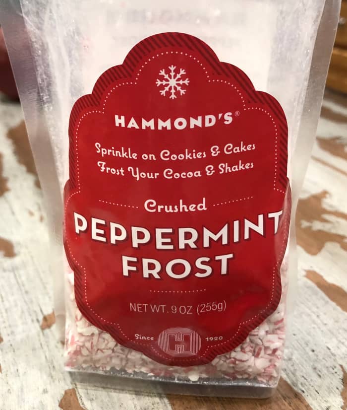 These bags of crushed peppermint hold more than the jars did. They cost less, too.