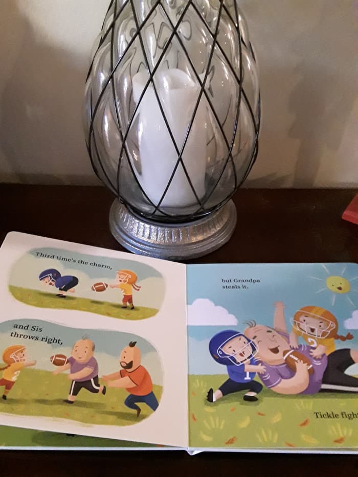 Grandpa makes this a family game along with children