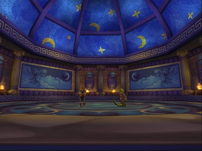 The moon chamber. Aquila is where Wizard101 really started stepping up their graphics, and it shows.